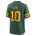 Trusc GB.Packers #10 Jordan Love Green Alternate Game Stitched Jerseys
