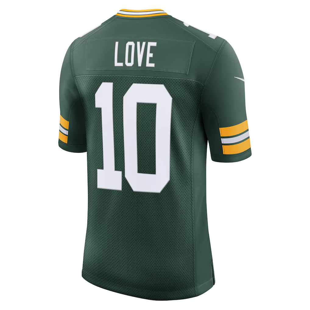 Trusc GB.Packers #10 Packers Jordan Love Green Team Vapor Untouchable Limited Stitched Jerseys