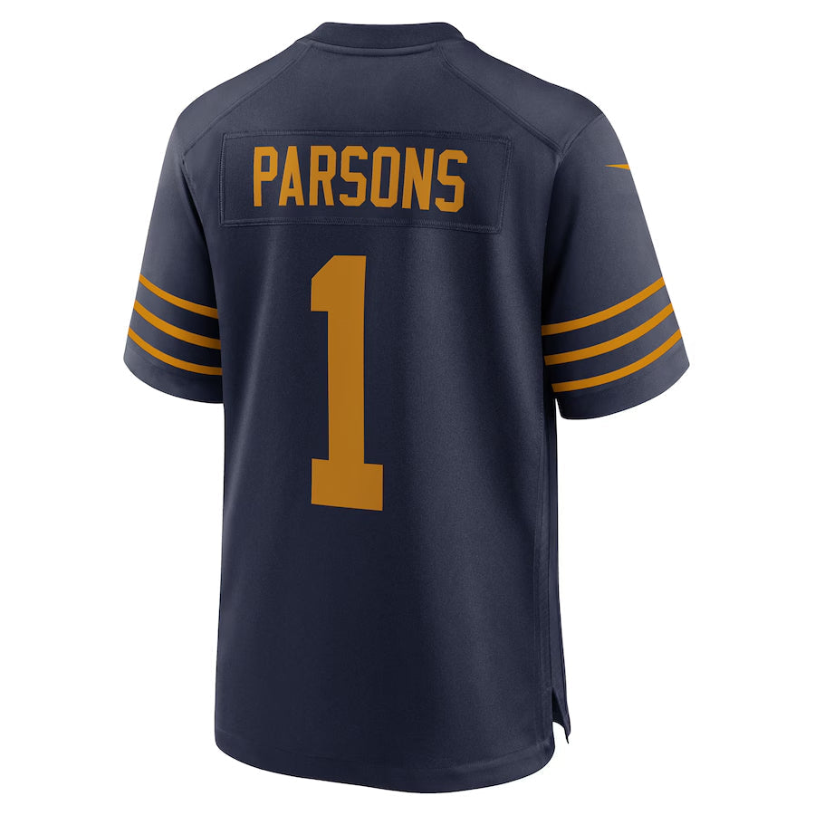 Trusc GB.Packers #1 Micah Parsons Player Navy The 1923 Classic Home Game Stitched Jerseys