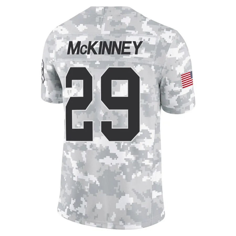 Trusc GB.Packers #29 Xavier McKinney Player Arctic Camo Salute to Service Stitched Jerseys