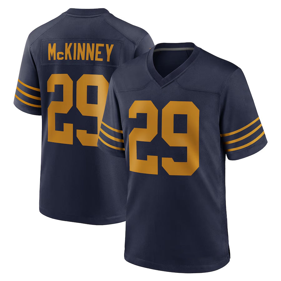 Trusc GB.Packers #29 Xavier McKinney Player Navy The 1923 Classic Game Stitched Jersey