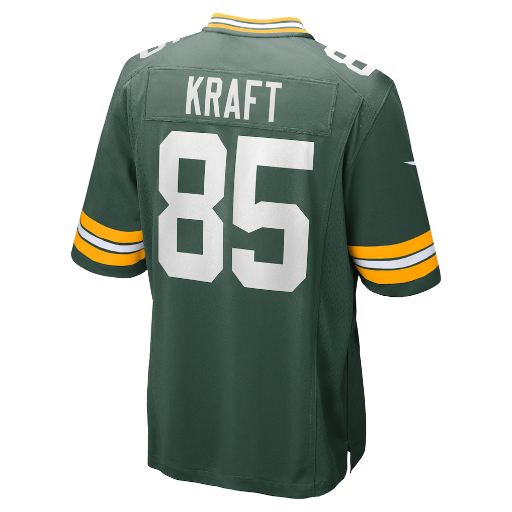 Trusc GB.Packers #85 Tucker Kraft Green Game Stitched Jerseys
