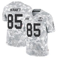 Trusc GB.Packers #85 Tucker Kraft Player Arctic Camo Salute to Service Stitched Jerseys