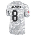 Trusc GB.Packers #8 Josh Jacobs Player Limited Arctic Camo Salute to Service Stitched Jerseys