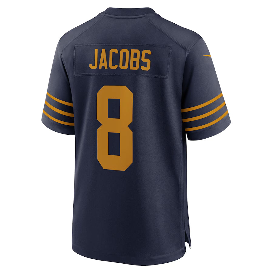 Trusc GB.Packers #8 Josh Jacobs Player Navy The 1923 Classic Game Stitched Jerseys