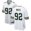 Trusc GB.Packers #92 Reggie White Player White Home Game Stitched Jersey