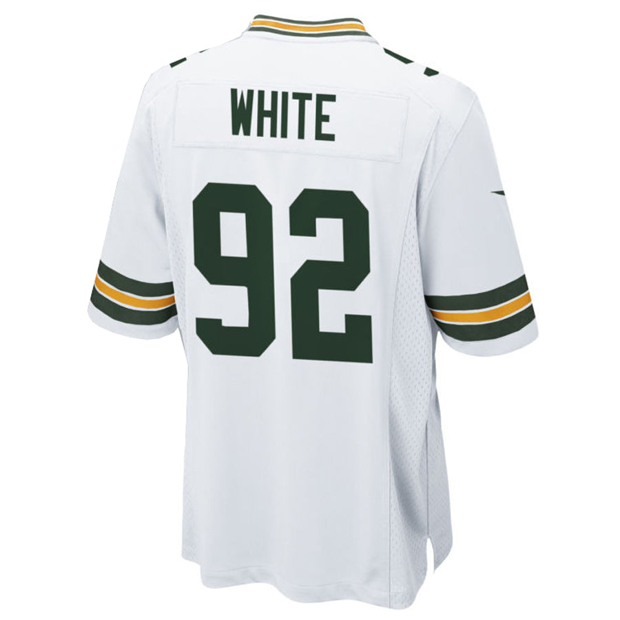 Trusc GB.Packers #92 Reggie White Player White Home Game Stitched Jerseys