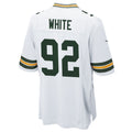 Trusc GB.Packers #92 Reggie White Player White Home Game Stitched Jerseys