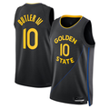 Trusc G.State Warriors #10 Jimmy Butler III Jordan Brand Black Swingman Jerseys - Statement Edition