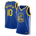 Trusc G.State Warriors #10 Jimmy Butler III Royal Swingman Jerseys - Icon Edition