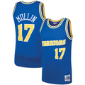 Trusc G.State Warriors #17 Chris Mullin Mitchell & Ness Royal 199394 Hardwood Classics Swingman Jerseys