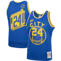 Trusc G.State Warriors #24 Rick Barry Mitchell & Ness Royal 1966-67 Hardwood Classics Swingman Jerseys