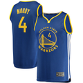 Trusc G.State Warriors #4 Moses Moody Royal Fast Break Replica Jerseys - Icon Edition