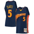 Trusc G.State Warriors #5 Baron Davis Mitchell & Ness Navy 200607 Hardwood Classics Swingman Jerseys