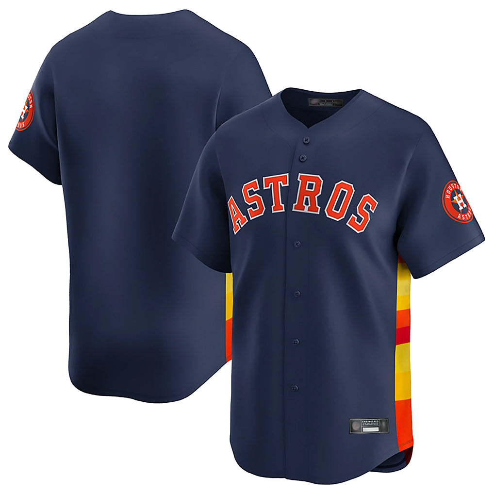 Trusc H.Astros Navy Home Limited Blank Player Stitched Jerseys