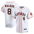 Trusc H.Astros #8 Christian Walker Player White Home Limited Stitched Jerseys