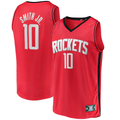 Trusc H.Rockets H.Rockets #10 Jabari Smith Jr. Red Fast Break Replica Player Stitched Jerseys-Icon Edition