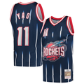 Trusc H.Rockets #11 Yao Ming Mitchell & Ness Navy 2002-2003 Hardwood Classics Swingman Stitched Jerseys