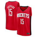 Trusc H.Rockets #15 Reed Sheppard Red Fast Break Replica Stitched Jerseys-Icon Edition