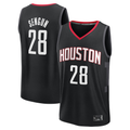 Trusc H.Rockets #28 Alperen Sengun Black Fast Break Replica Player Stitched Jerseys-Statement Edition