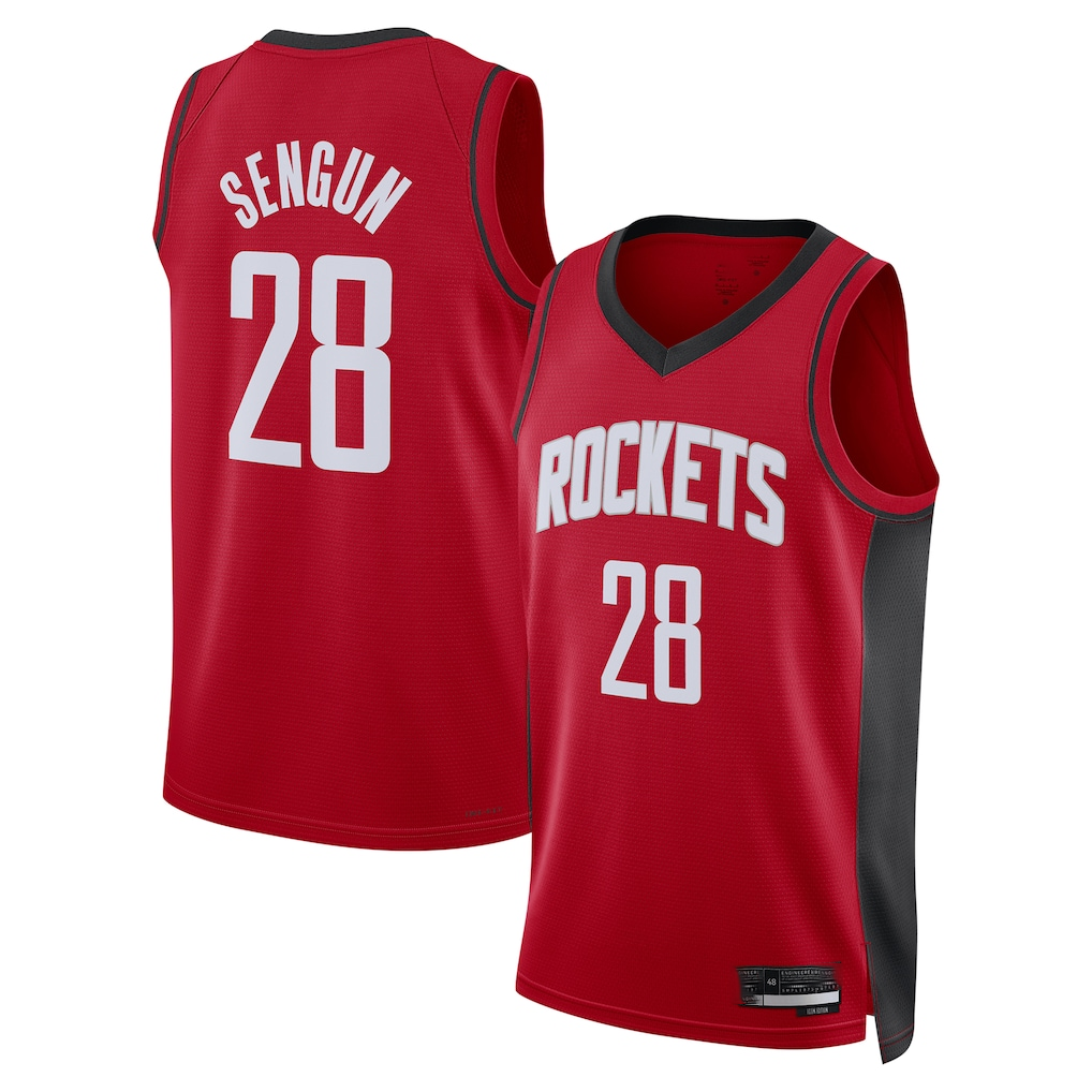Trusc H.Rockets #28 Alperen Sengun Red Swingman Stitched Jerseys-Icon Edition