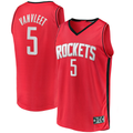 Trusc H.Rockets #5 Fred VanVleet Red Fast Break Replica Player Stitched Jerseys-Icon Edition