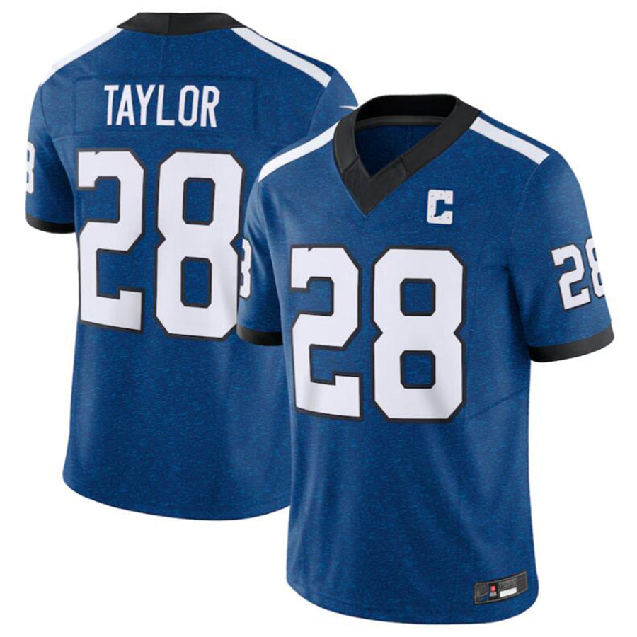 Trusc IN.Colts #28 Jonathan Taylor Blue Vapor F.U.S.E. Limited Jersey American Stitched Jerseys