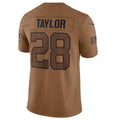 Trusc IN.Colts #28 Jonathan Taylor Brown 2023 Salute To Service Limited Jersey Stitched Jersey