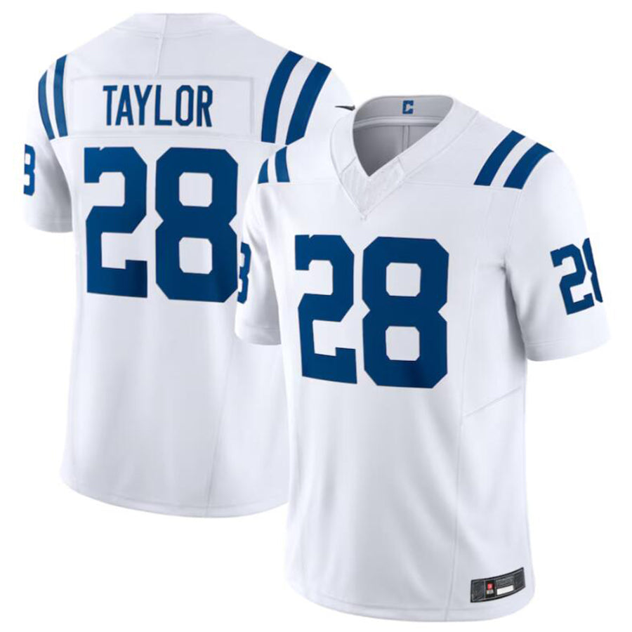 Trusc IN.Colts #28 Jonathan Taylor White Vapor F.U.S.E. Limited Jersey American Stitched Jerseys