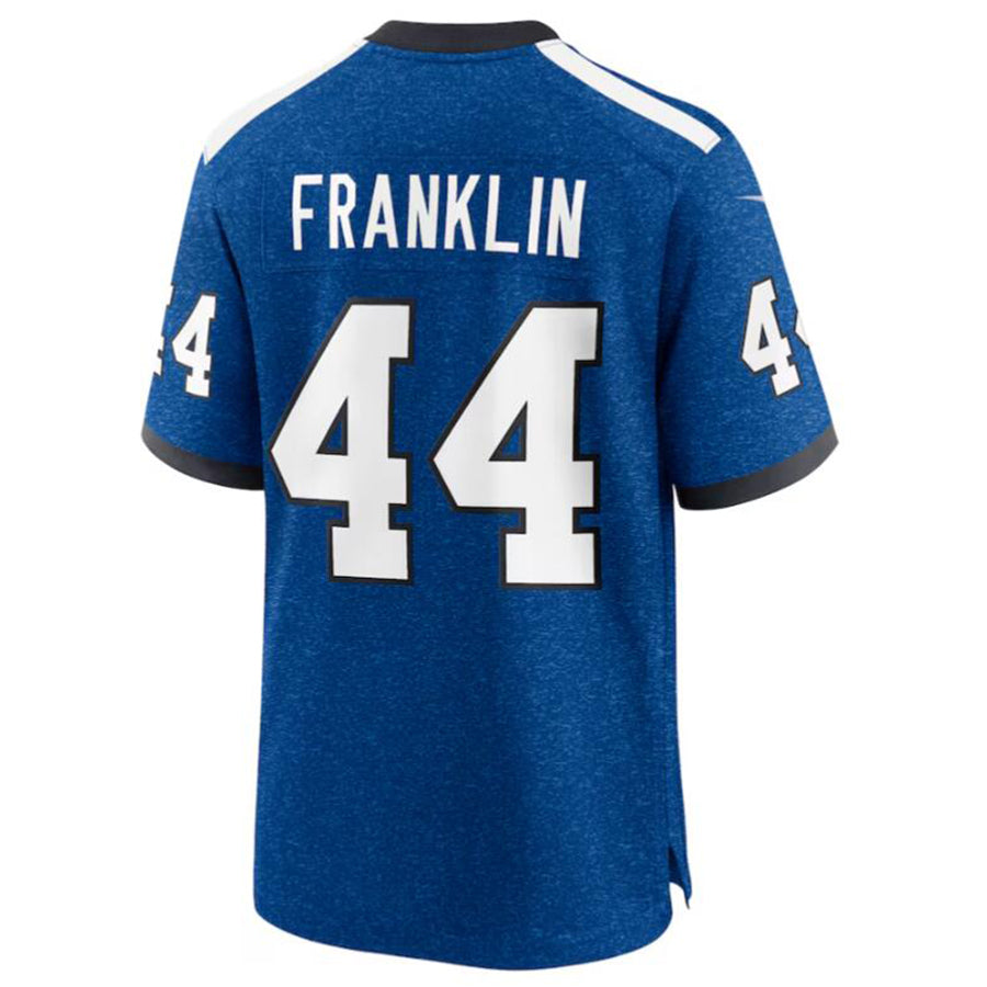 Trusc IN.Colts #44 Zaire Franklin Royal Indiana Nights Alternate Game Jersey American Stitched Football Jerseys