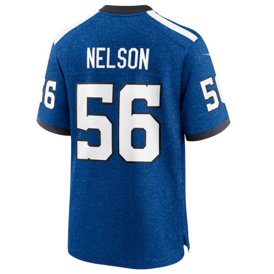 Trusc IN.Colts #56 Quenton Nelson Royal Indiana Nights Alternate Game Jersey American Stitched Jerseys