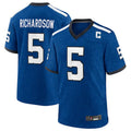 Trusc IN.Colts #5 Anthony Richardson Royal Indiana Nights Alternate Game Jersey American Stitched Jerseys