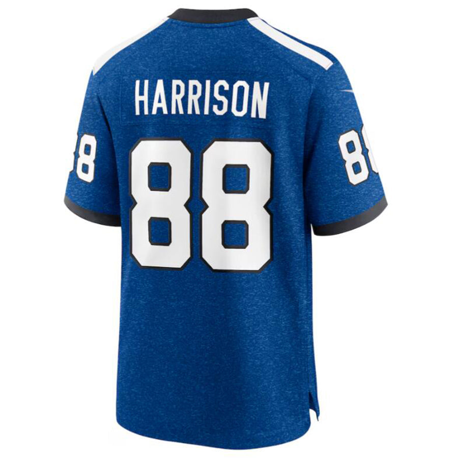 Trusc IN.Colts #88 Marvin Harrison Royal Indiana Nights Alternate Game Jersey American Stitched Football Jerseys