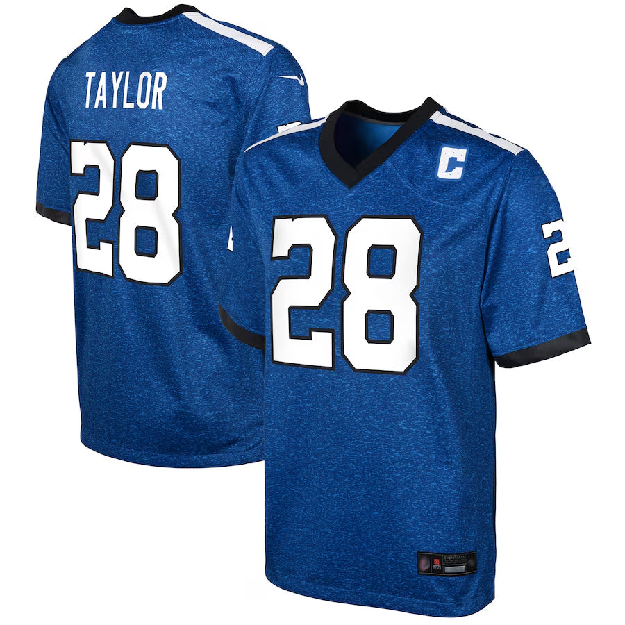 Trusc IN.Colts Indiana Nights Alternate Game Stitched Jerseys - Royal - #28 Jonathan Taylor Player