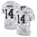 Trusc IN.Colts #14 Alec Pierce Player Arctic Camo Salute to Service Limited Stitched Jerseys