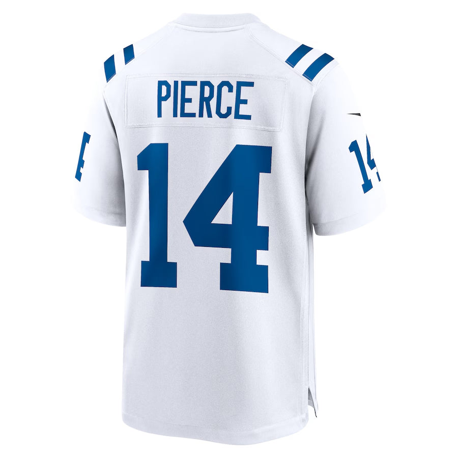Trusc IN.Colts #14 Alec Pierce Player White Home Game Stitched Jerseys