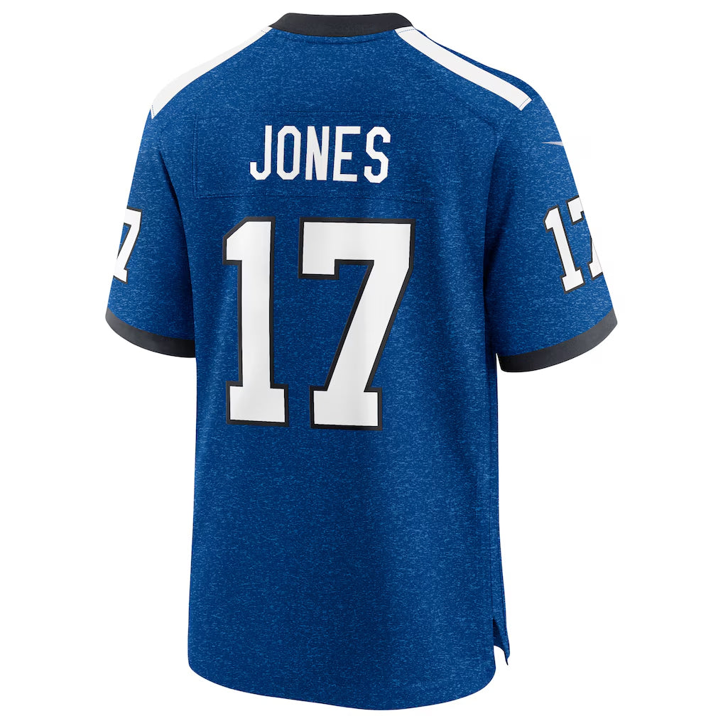 Trusc IN.Colts #17 Daniel Jones Player Alternate 2 Indiana Nights Game Stitched Jerseys