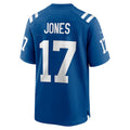 Trusc IN.Colts #17 Daniel Jones Player Royal Home Game Stitched Jerseys