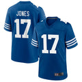 Trusc IN.Colts #17 Daniel Jones Player Royal Limited Game Stitched Jerseys