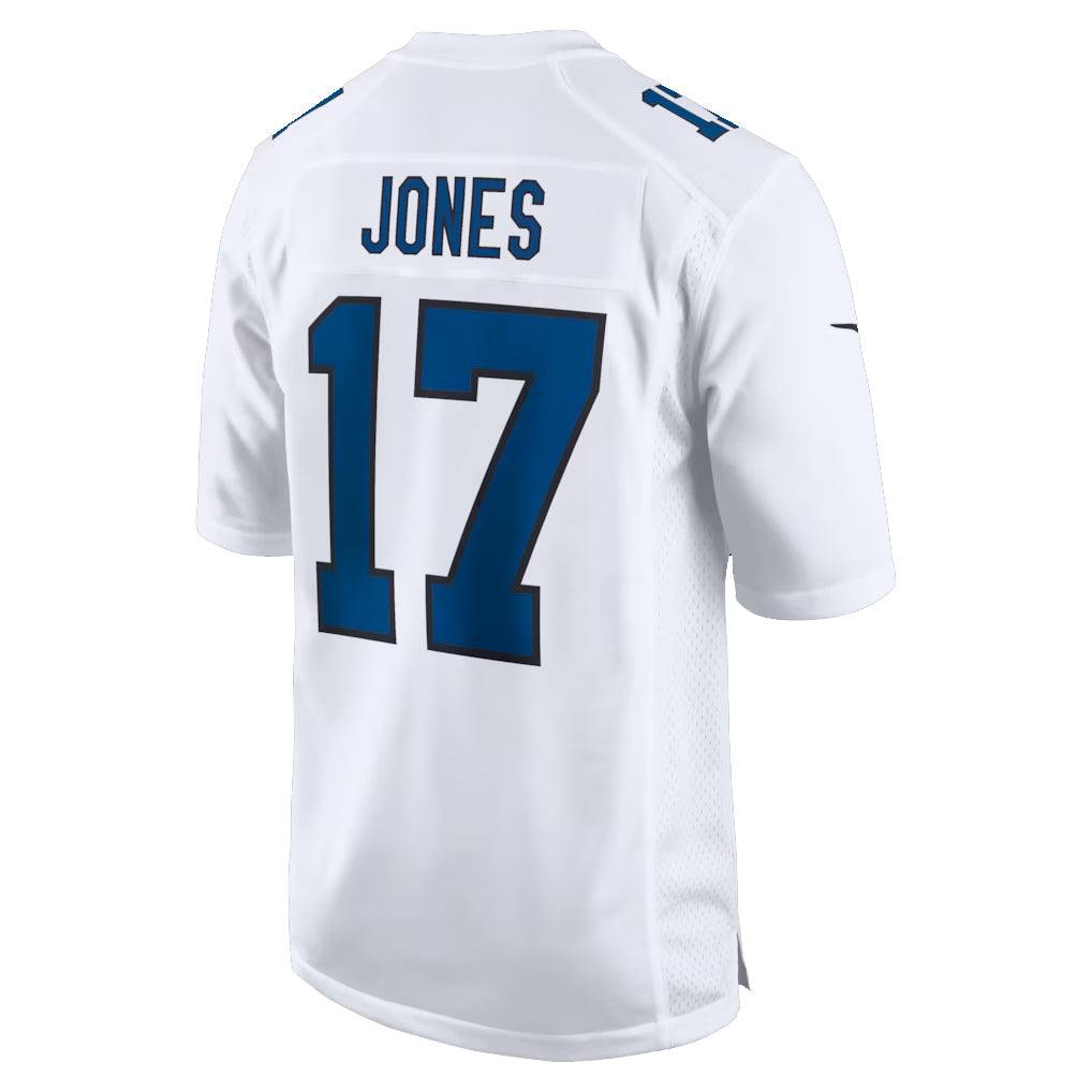 Trusc IN.Colts #17 Daniel Jones Player Tundra White Fashion Game Stitched Jerseys