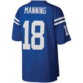 Trusc IN.Colts #18 Peyton Manning Mitchell & Ness Royal Big & Tall Retired Player Replica Stitched Jerseys
