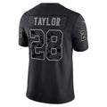 Trusc IN.Colts #28 Jonathan Taylor Player RFLCTV Limited Black Stitched Jerseys