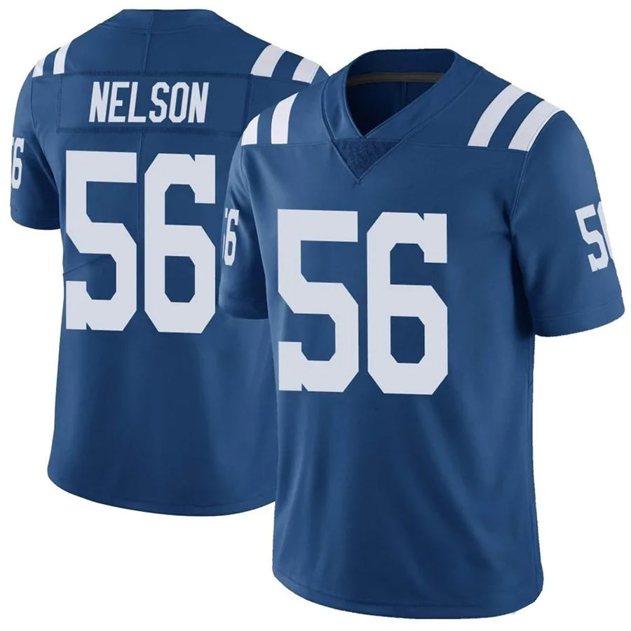 Trusc IN.Colts #56 Quenton Nelson Player Blue Limited Game Stitched Jerseys