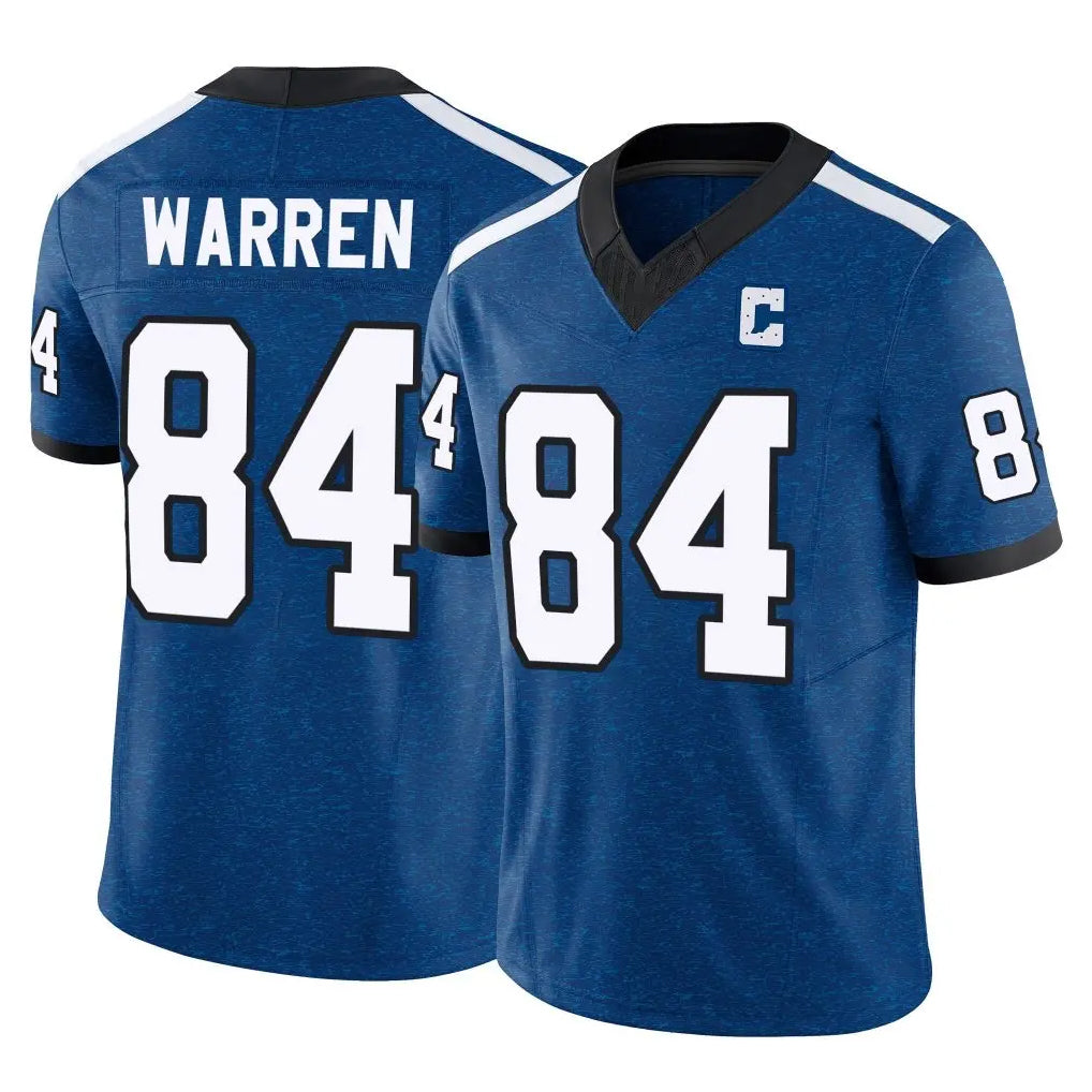 Trusc IN.Colts #84 Tyler Warren Player Limited Indiana Nights Alternate Vapor F.U.S.E. Royal Stitched Jerseys