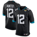 Trusc J.Jaguars #12 Travis Hunter Player Black Replica Game Stitched Jerseys