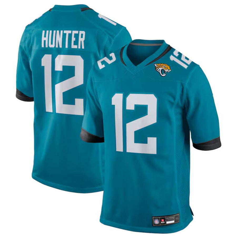 Trusc J.Jaguars #12 Travis Hunter Player Teal Replica Game Stitched Jerseys