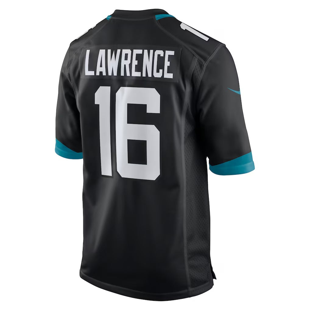 Trusc J.Jaguars #16 Trevor Lawrence Black Alternate Game Stitched Jerseys
