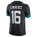 Trusc J.Jaguars #16 Trevor Lawrence Black Alternate Vapor Limited Stitched Jerseys