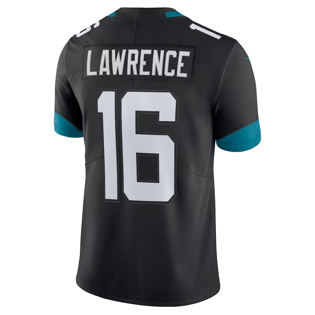 Trusc J.Jaguars #16 Trevor Lawrence Black Alternate Vapor Limited Stitched Jerseys