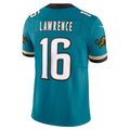 Trusc J.Jaguars #16 Trevor Lawrence Teal Prowler Throwback Vapor F.U.S.E. Limited Stitched Jerseys